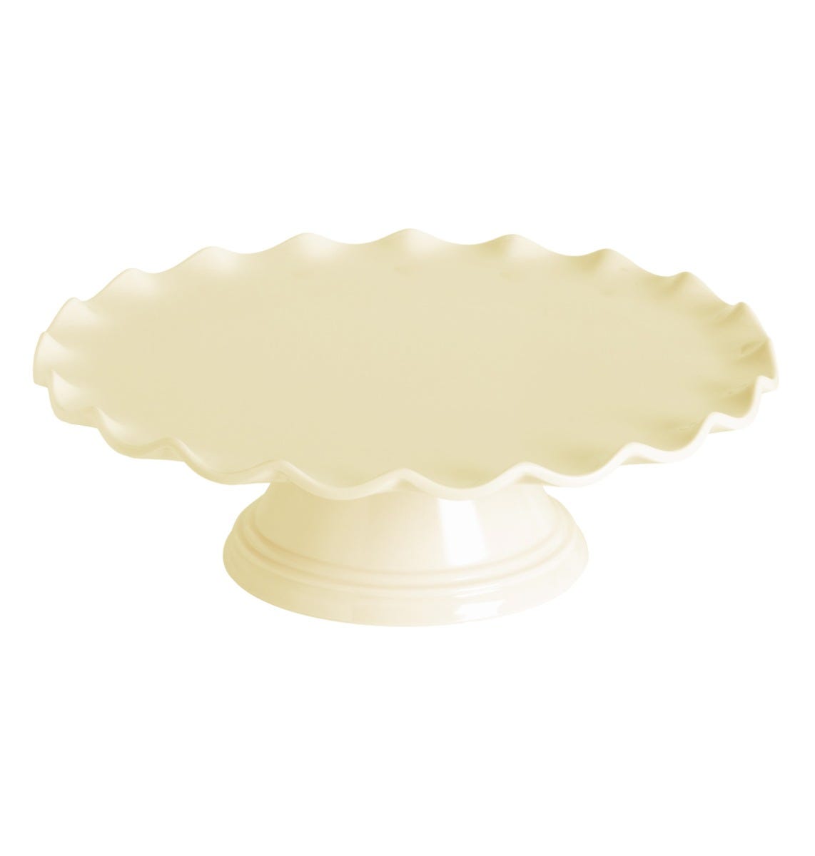 Présentoir à gâteau - ondulé - crème vanille – vue 3 – A Little Lovely Company