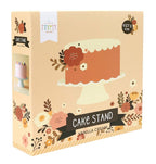 Présentoir à gâteau - ondulé - crème vanille – vue 4 – A Little Lovely Company