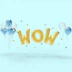 Designcadeau – porte cles alphabet ballon gonflable metalmorphose MTM10C 5404006044078