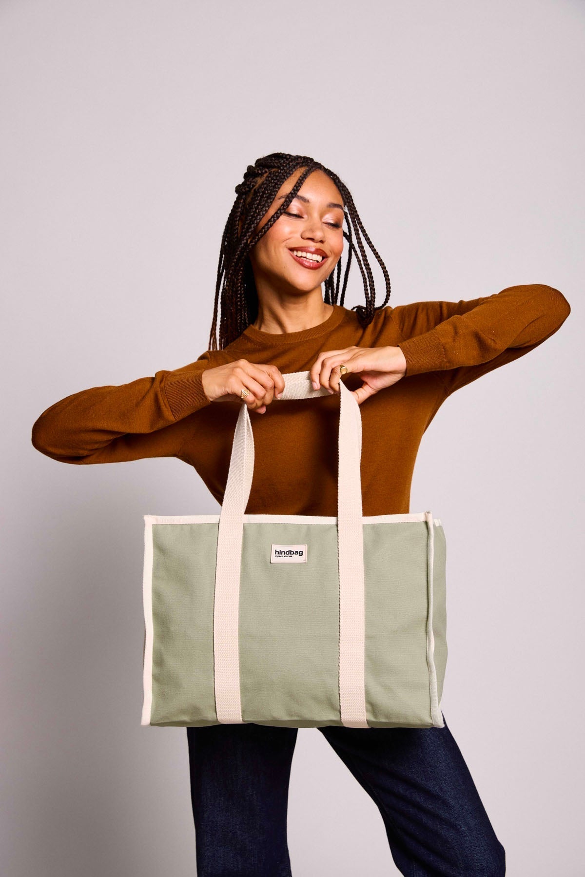 Sac cabas Oscar Vert argile