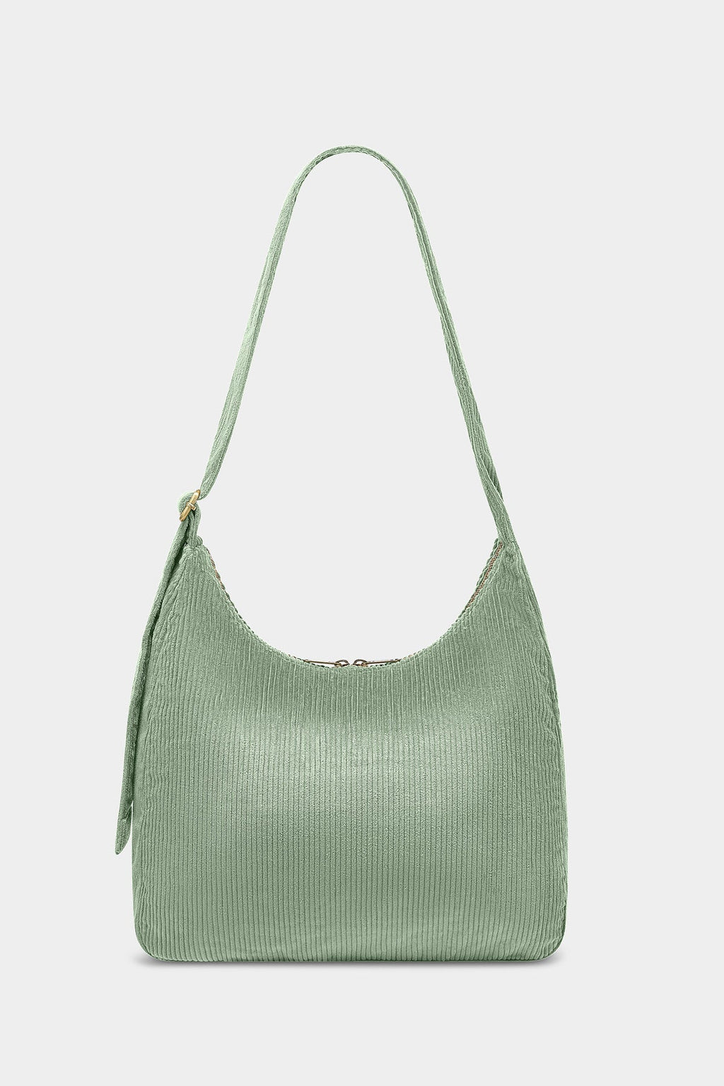 Sac hobo Claire Velours Vert d'eau