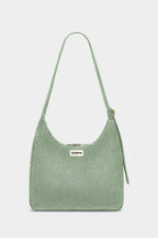 Sac hobo Claire Velours Vert d'eau