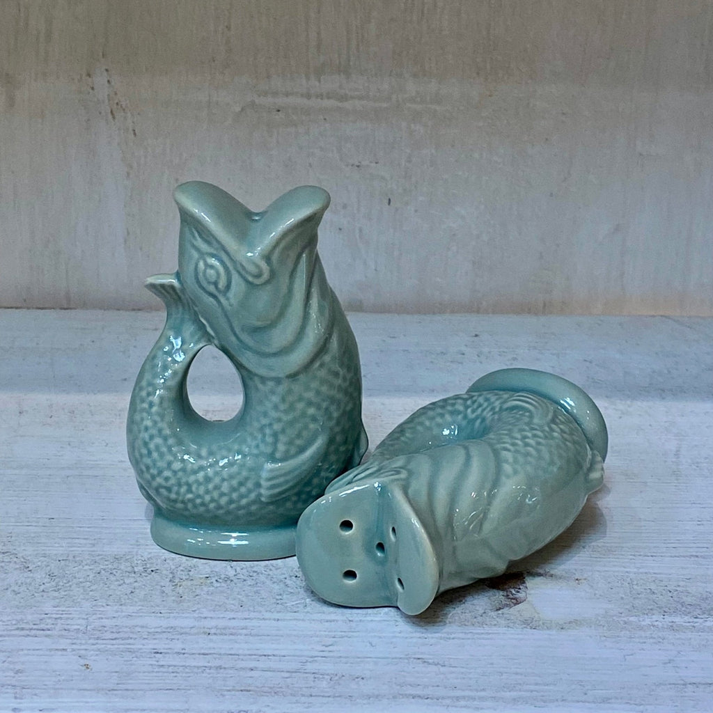 Salière et poivrière Poissons « Gluggle Pots » - Sauge – vue 3