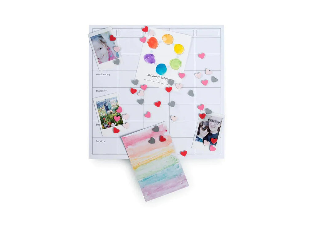 pack de 40 magnets coeur bitten