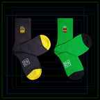Chaussettes Brodées U-Bahn de Berlin
