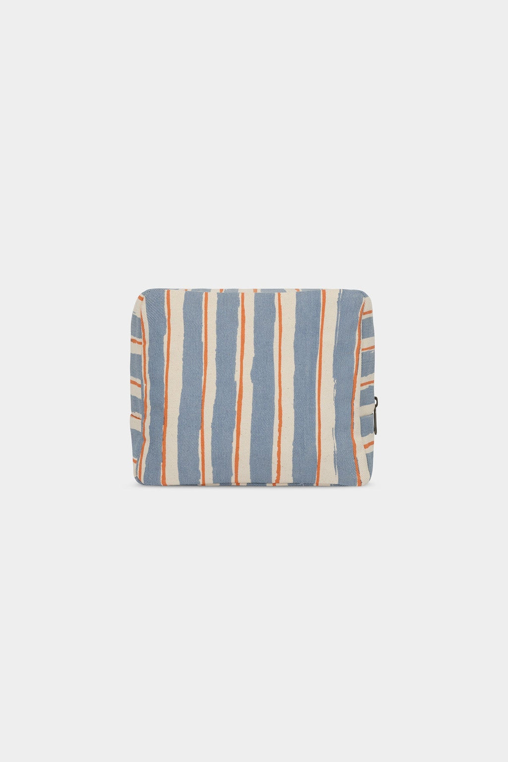 Trousse de toilette XL Alix Rayures Orange et Bleu