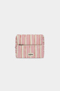 Trousse de toilette XL Alix Rayures Rose et Rouge