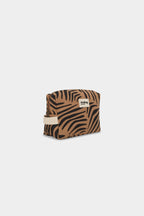 Trousse de toilette Léon Zèbre cannelle