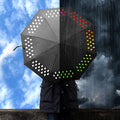 Colour-changing umbrella