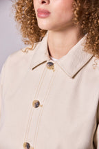 Veste mixte Marcel Écru
