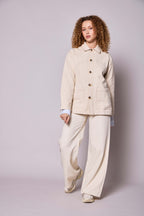 Veste mixte Marcel Écru