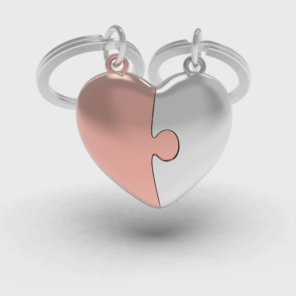 Porte clés Cœur Couple | Designproducten en originele cadeaus