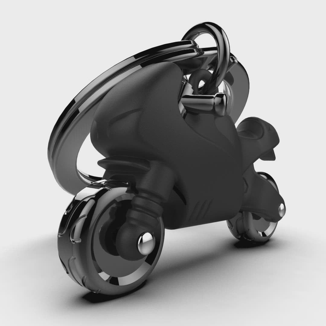 Mate Black Sports Motorcycle Key Door