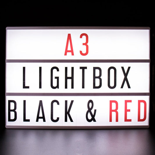 Lightbox Cinematic - Noire A3 Locomocean | Boutique d'objets cadeaux designs CoolDesign.fr