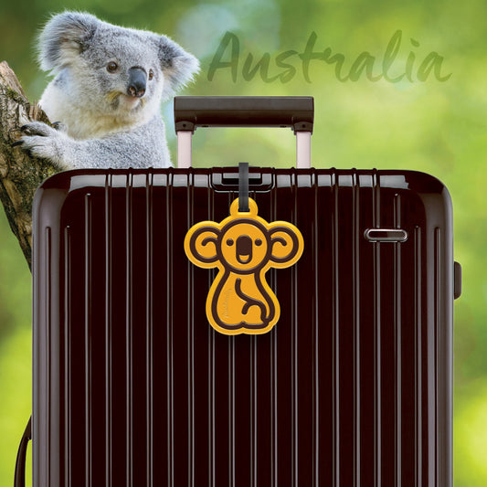 Koala Sydneyn matkatavaroiden etiketti