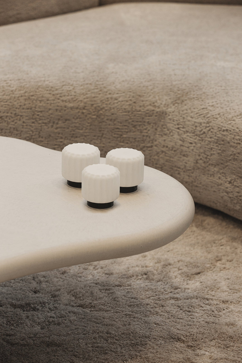 Designcadeau – 3 lampes dentelles 9cm rechargeable atelier pierre 