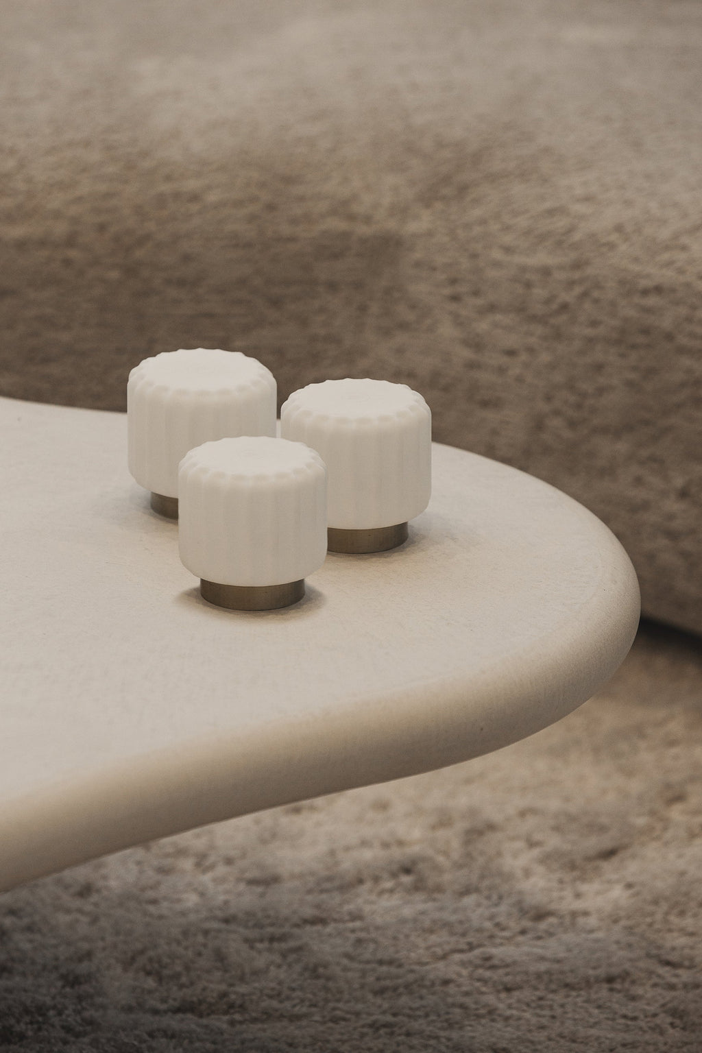 Designcadeau – 3 lampes dentelles 9cm rechargeable atelier pierre 