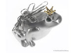 Designcadeau – aimant a trombones grenouille metalmorphose NGNG164 5404006013920