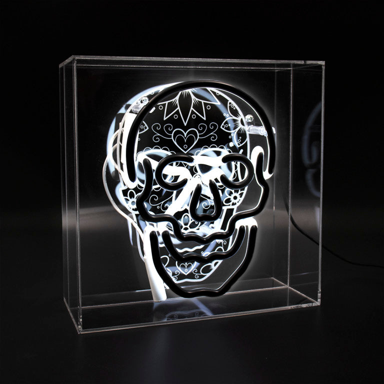 Néon Skull Locomocean | Boutique d'objets cadeaux designs CoolDesign.fr