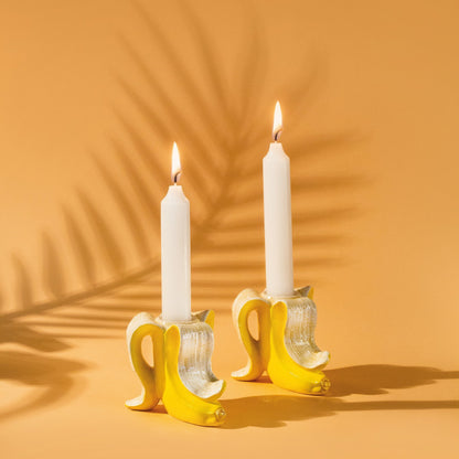 Bougeoir Banana Romance Donkey | Boutique d'objets cadeaux designs CoolDesign.fr