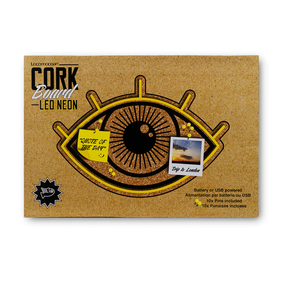 LED Corkboard - silmä