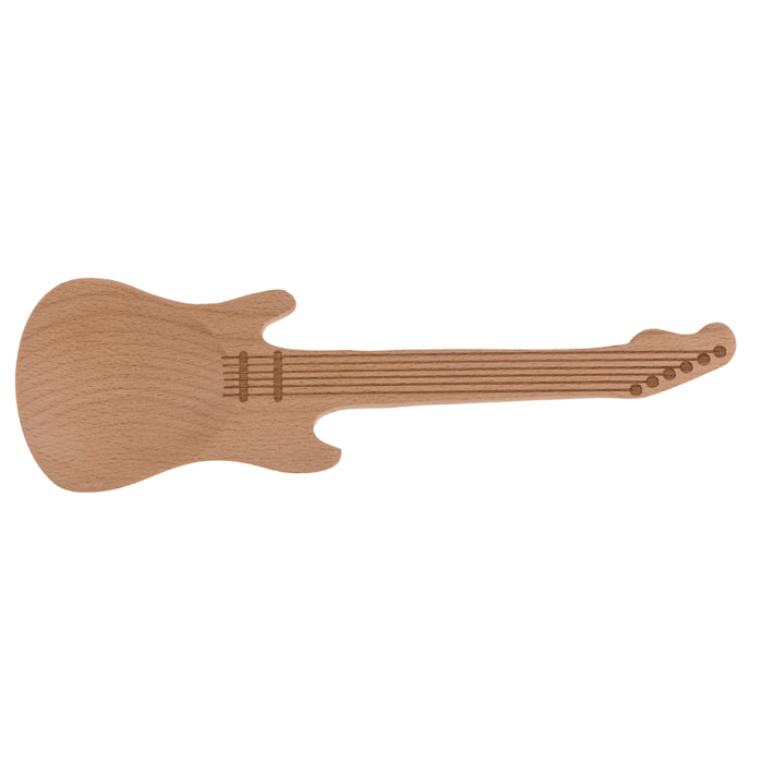 Electric guitar wooden spoon