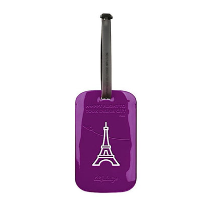 Etiquette de bagage Paris