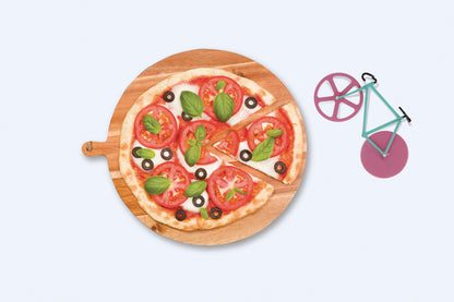 The Fixie Bike Pizza Wheel - Watermelon