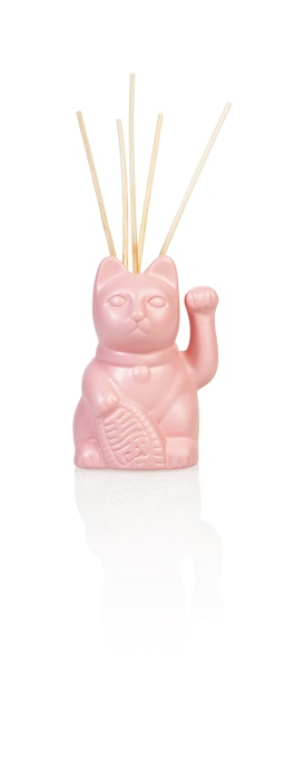 Diffuseur de parfum Chat Chanceux Rose