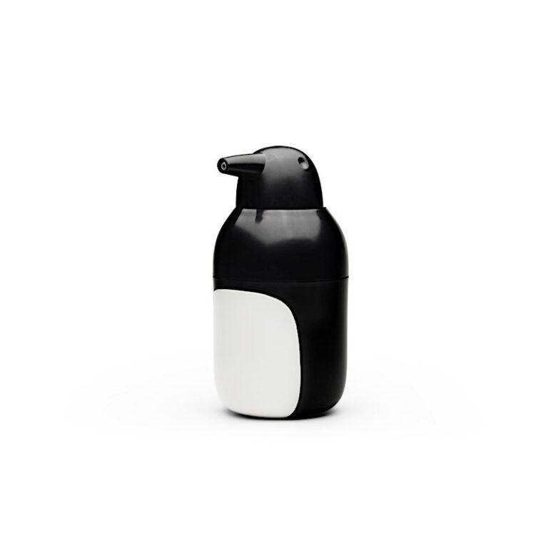 Distributeur de Savon Pingouin Qualy | Boutique d'objets cadeaux designs CoolDesign.fr