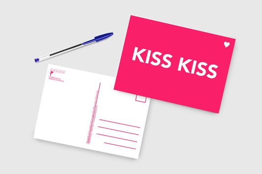 Carte Fluo Kiss Kiss