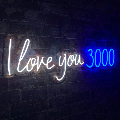 LED Wall Neon - I Love You 3000