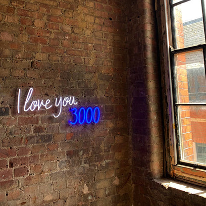 LED Wall Neon - I Love You 3000