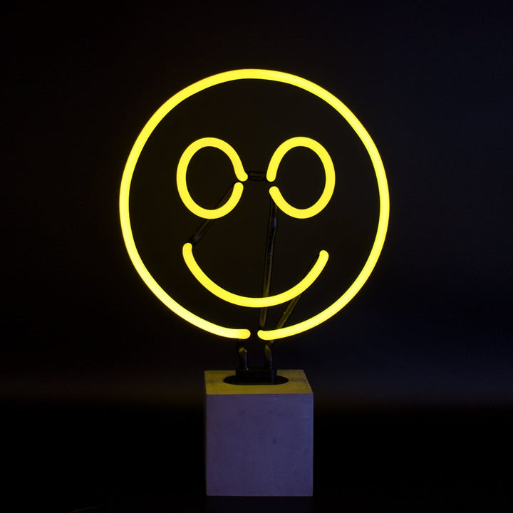 Lampe Néon Smiley Locomocean | Boutique d'objets cadeaux designs CoolDesign.fr