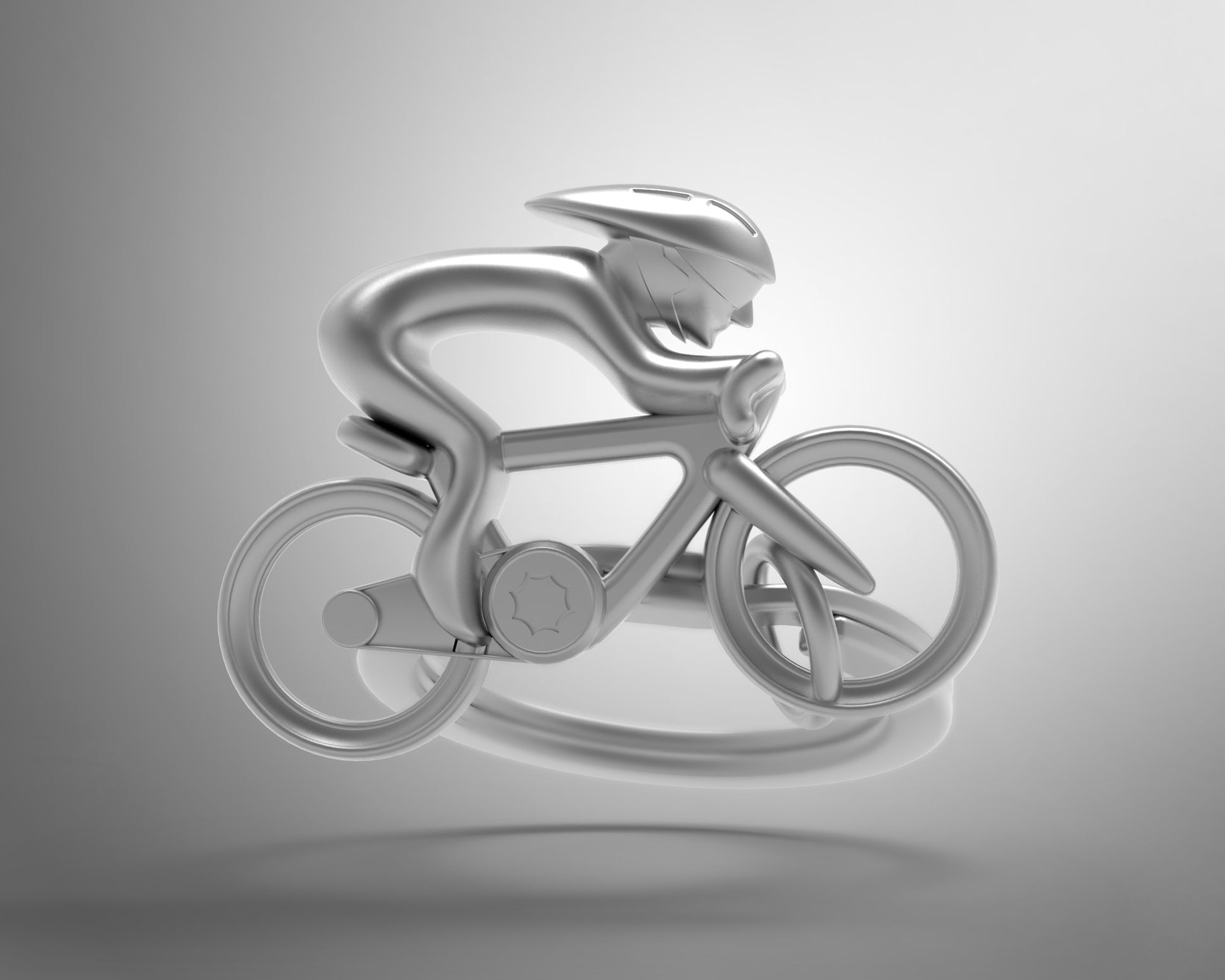 Porte clés Cycliste Meta[l]morphose | Boutique d'objets cadeaux designs CoolDesign.fr