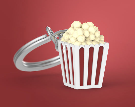 Porte clés Popcorn Meta[l]morphose | Boutique d'objets cadeaux designs CoolDesign.fr