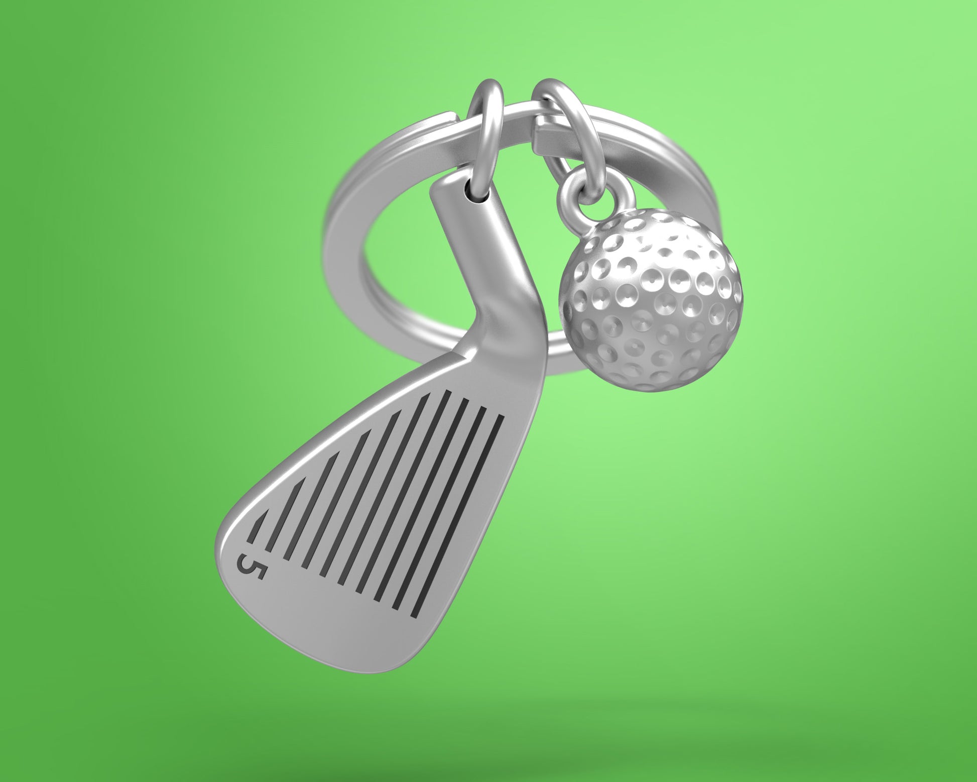 Porte clés Golf Meta[l]morphose | Boutique d'objets cadeaux designs CoolDesign.fr