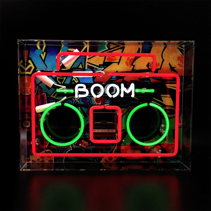Néon BOOM BOX Locomocean | Boutique d'objets cadeaux designs CoolDesign.fr