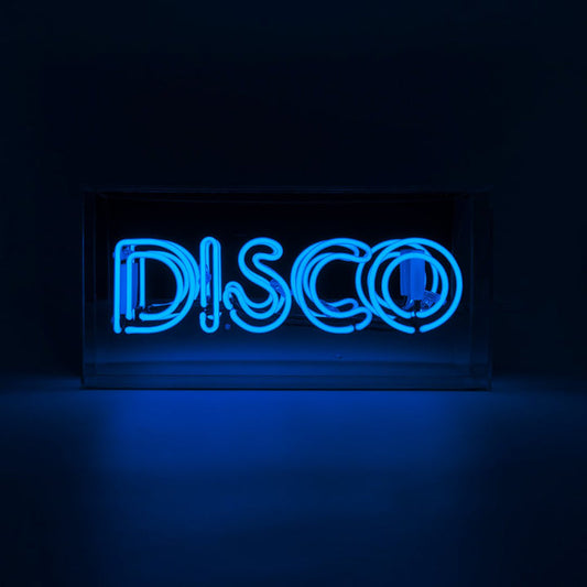 Néon DISCO Bleu Locomocean | Boutique d'objets cadeaux designs CoolDesign.fr