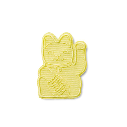 Lucky Cat Patch Yellow