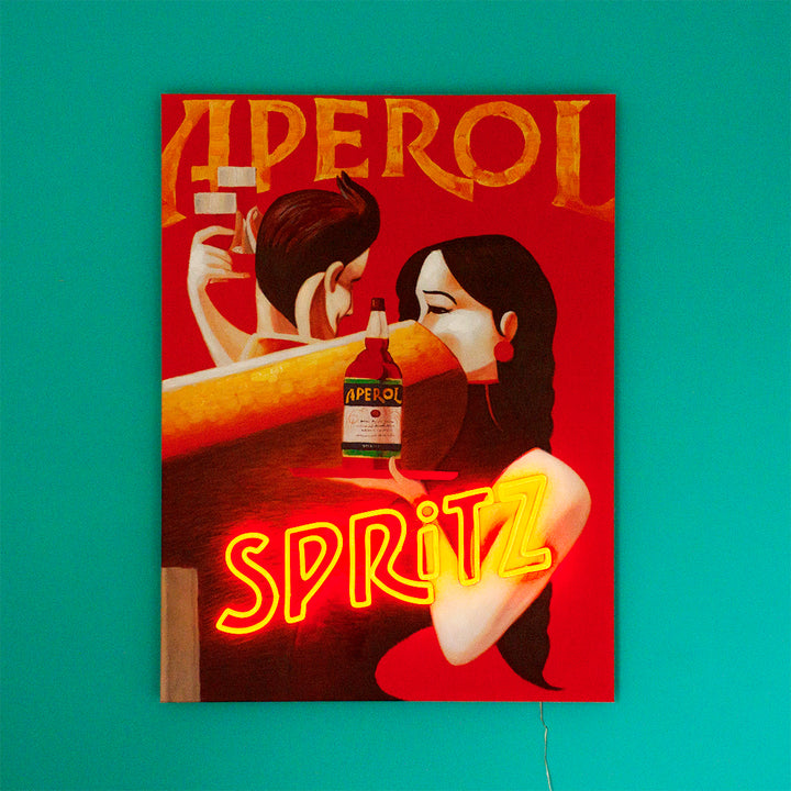 Petite Peinture Murale (Néon LED) - Spritz Locomocean | Boutique d'objets cadeaux designs CoolDesign.fr