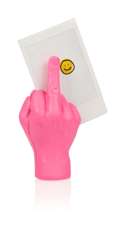 F**k Hand Magnetic Photo Holder - Pink