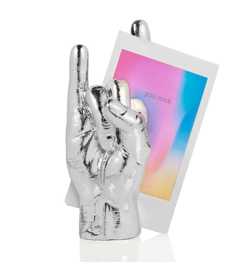 Main You Rock Magnetic Photo Holder - Silver