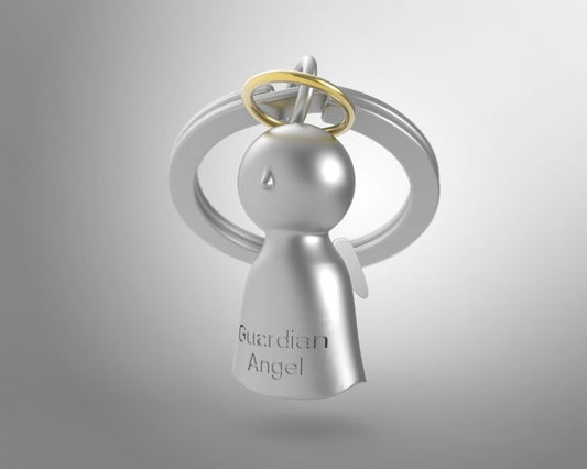 Porte clés Ange Gardien Meta[l]morphose | Boutique d'objets cadeaux designs CoolDesign.fr