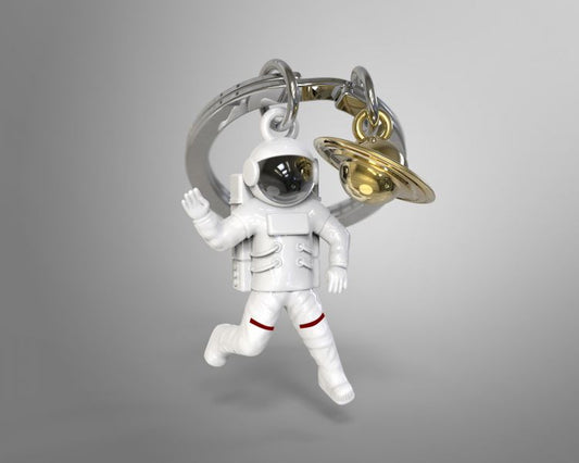 Porte clés Astronaute Meta[l]morphose | Boutique d'objets cadeaux designs CoolDesign.fr