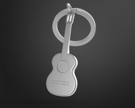 Porte clés Guitare Meta[l]morphose | Boutique d'objets cadeaux designs CoolDesign.fr