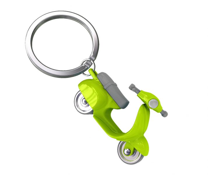 Porte clés Scooter Retro Vert Meta[l]morphose | Boutique d'objets cadeaux designs CoolDesign.fr