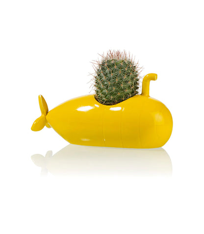 Yellow underwater pot