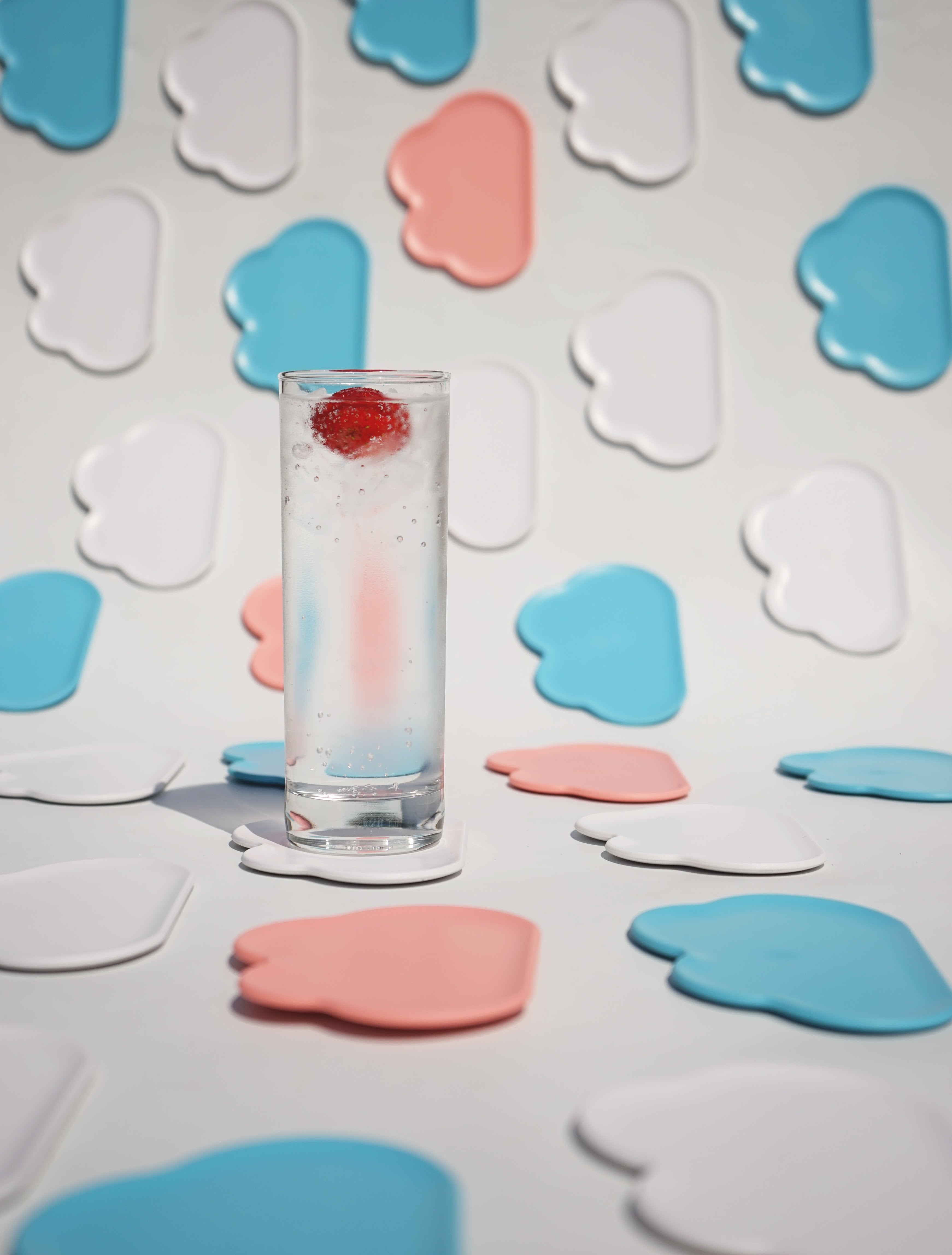 Regalo de diseño – dessous de verre nuages qualy QL10257WH 8858782104711