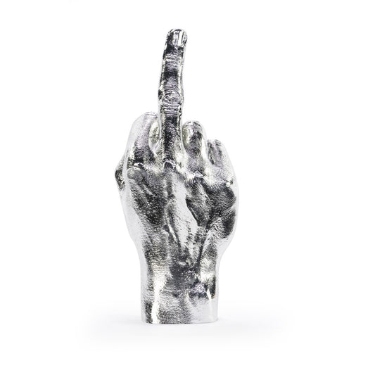 F**k Hand Sculpture - Silver